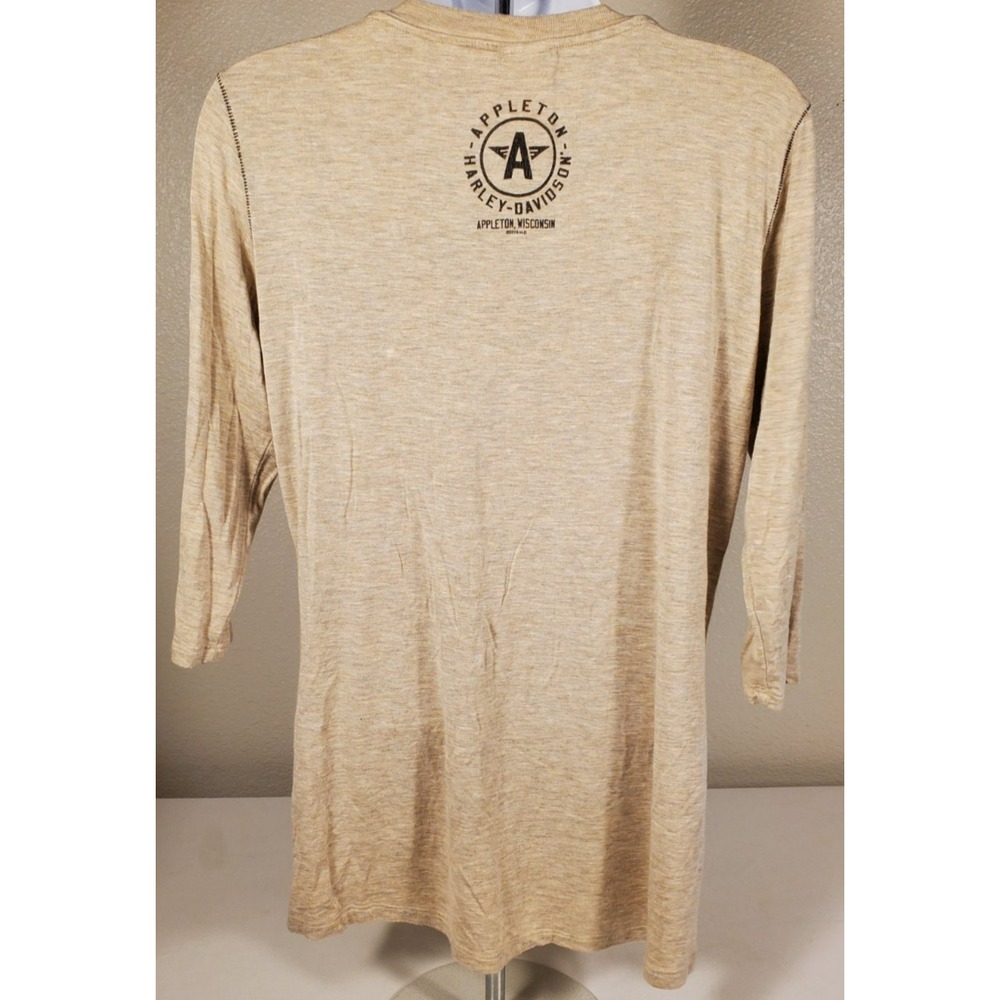 Women's Beige Graphic Top - Picture 2 of 7